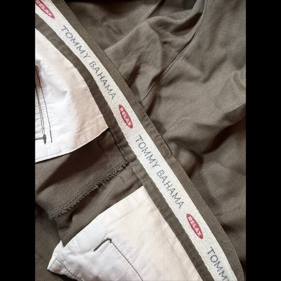 Tommy Bahama Shorts 33 Womens Beige 100% Silk 7.5" Inseam - Picture 6 of 8